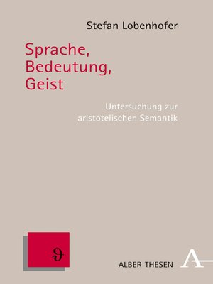 cover image of Sprache, Bedeutung, Geist